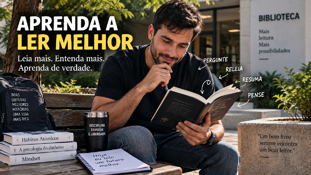 Aprenda a Ler Melhor: os segredos para ler mais e aprender de verdade