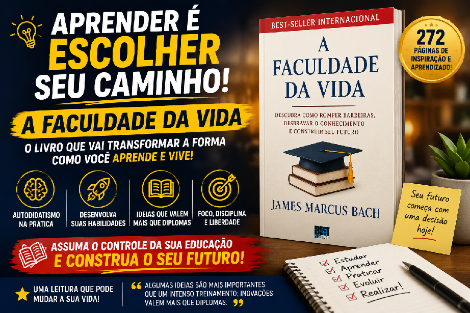 A Faculdade da Vida: o livro que mostra como aprender pode ir muito além da sala de aula