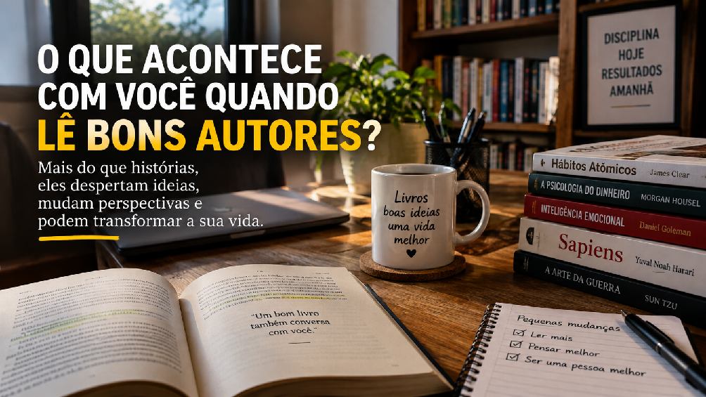 O que acontece com você quando lê bons autores?