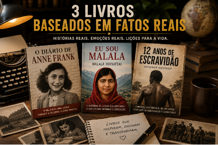 3 livros baseados em fatos reais que você precisa ler