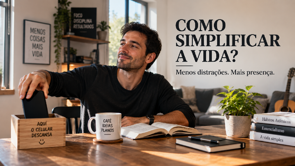 Como simplificar a vida em um mundo cheio de distrações?