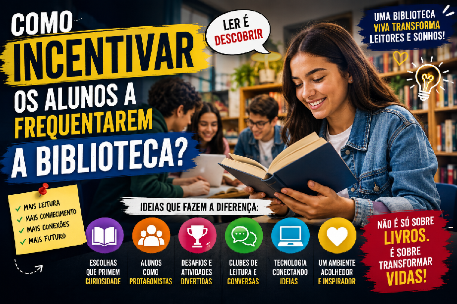 Como incentivar os alunos a frequentarem a biblioteca?