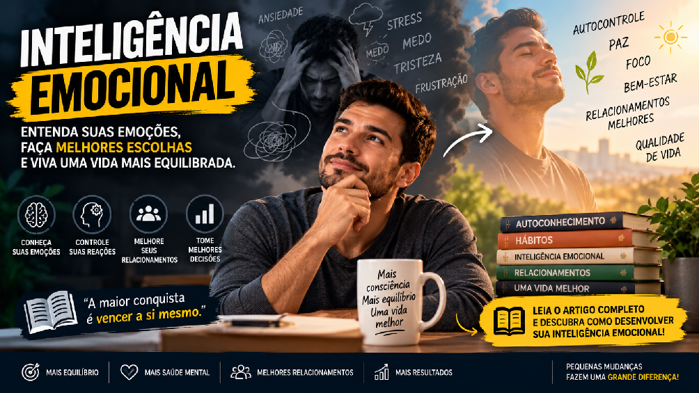 Inteligência emocional: como entender melhor suas emoções e lidar com os desafios do dia a dia