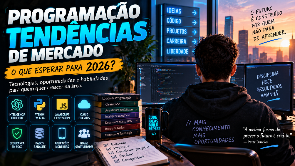 Programação em 2026: quais são as principais tendências do mercado?