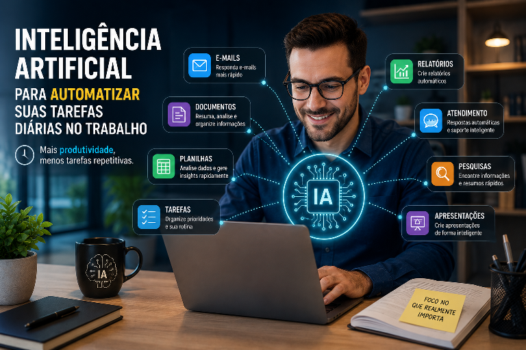 Como a Inteligência Artificial pode automatizar suas tarefas diárias no trabalho