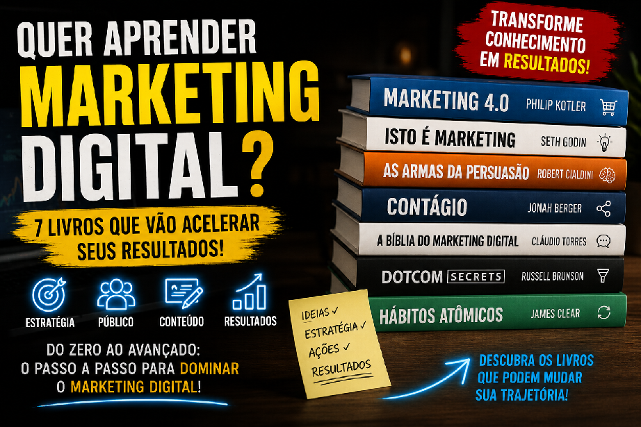 7 Livros para aprender Marketing Digital do zero — e começar a colocar em prática